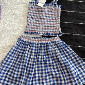 NWT Crewcuts two piece dress outfit